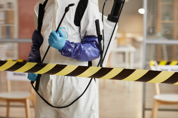 Professional Hoarding Cleanup technician working in Hebron, IN